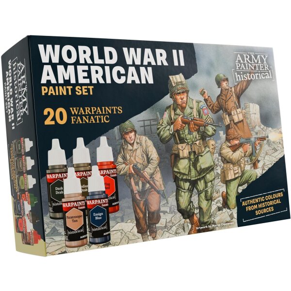 The Army Painter - WWII American - Historical Paint Set