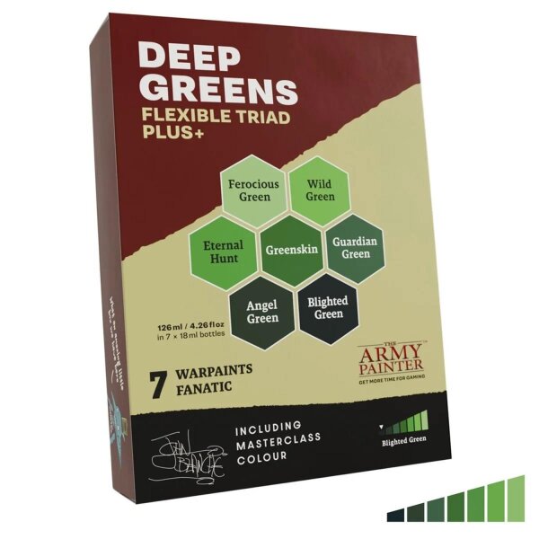 TAP - Warpaints Fanatic: Flexible Triad PLUS+ : Deep Greens