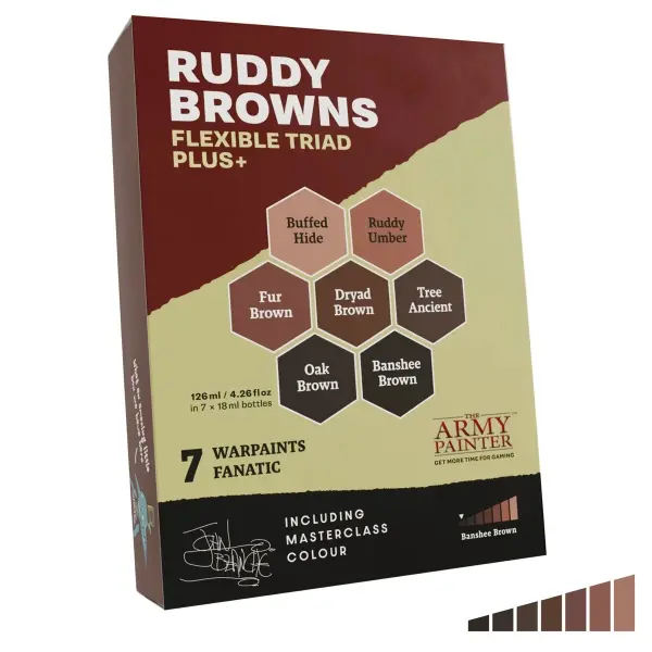 TAP - Warpaints Fanatic: Flexible Triad PLUS+ : Ruddy Browns