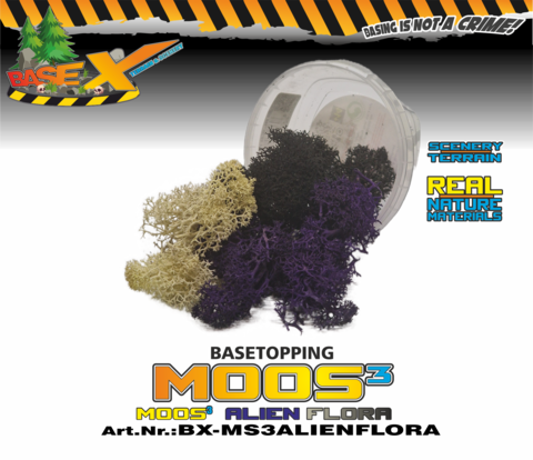 BASE X Basetopping: MOOS³ SET ALIEN FLORA