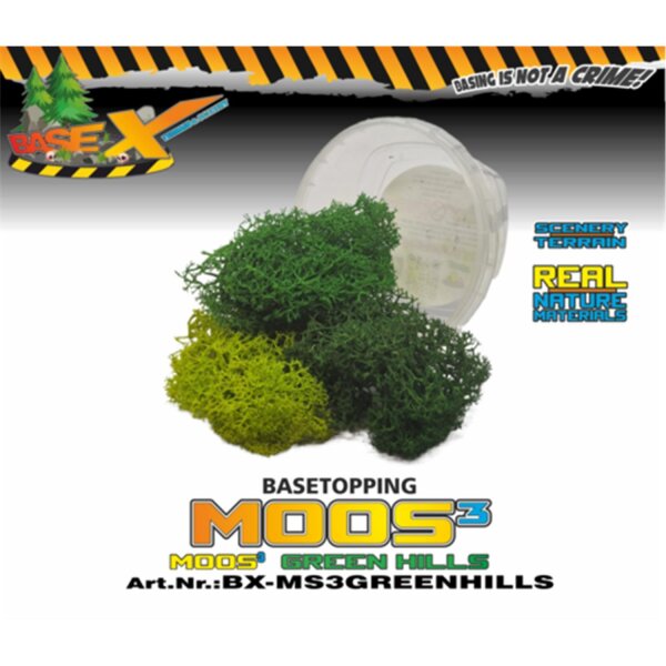 BASE X Basetopping: MOOS³ SET GREEN HILLS