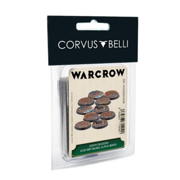 Warcrow 30mm Feudom Scenery Bases, Alpha Series