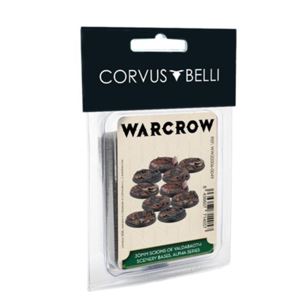 Warcrow 30mm Scions of Yaldabaoth Scenery Bases, Alpha Series
