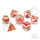 Crit Stones Rose Bloom Sharp Edge Resin RPG Dice Set