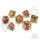 Crit Stones Sunlit Garden Sharp Edge Resin RPG Dice Set