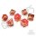 Crit Stones Rings of Power (Gold) Sharp Edge Resin RPG Dice Set