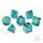 Crit Stones Wave after Wave Sharp Edge Resin RPG Dice Set
