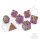Crit Stones Radiant Rune Sharp Edge Resin RPG Dice Set