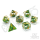 Crit Stones Verdant Valley Sharp Edge Resin RPG Dice Set