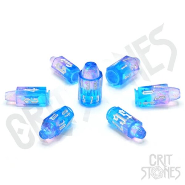 Crit Stones Spellshot Shells Resin RPG Dice Set