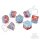 Crit Stones Spring Bliss Sharp Edge Resin RPG Dice Set