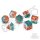 Crit Stones Mystic Marine Sharp Edge Resin RPG Dice Set