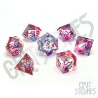 Crit Stones Floralesence Sharp Edge Resin RPG Dice Set