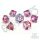 Crit Stones Floralesence Sharp Edge Resin RPG Dice Set