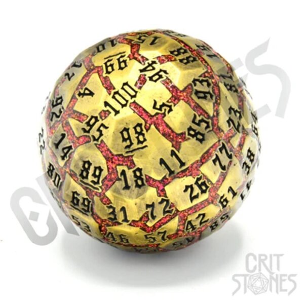 Crit Stones Lava Orb Metal d100