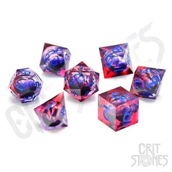 Crit Stones Elder Dragons Gaze Floating Eye RPG Dice Set
