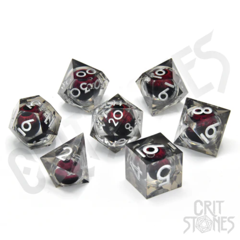 Crit Stones Fire Giants Gaze Floating Eye RPG Dice Set