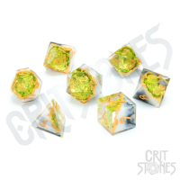Crit Stones Gem of the Wilds Geode RPG Dice Set