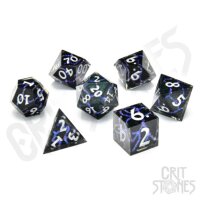 Crit Stones Divine Within Sharp Edge Resin RPG Dice Set