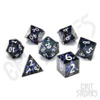 Crit Stones Divine Within Sharp Edge Resin RPG Dice Set