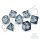 Crit Stones Nebula Night Liquid Core RPG Dice Set