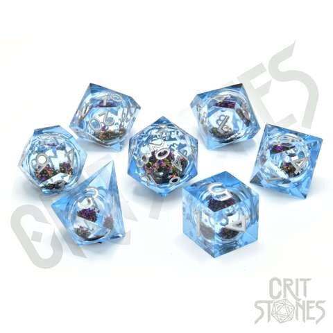 Crit Stones Glimmercore Liquid Core RPG Dice Set
