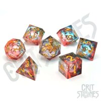 Crit Stones Dusky Dreams Liquid Core RPG Dice Set