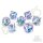 Crit Stones Fantasia Fluid Electroplated Liquid Core RPG Dice Set