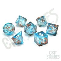 Crit Stones Flux Fortune Liquid Core RPG Dice Set