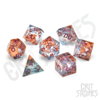 Crit Stones Seraphic Reverie Liquid Core RPG Dice Set