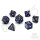 Crit Stones Astral Gleam Metal RPG Dice Set