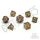 Crit Stones Dwarven Vein Metal RPG Dice Set