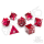 Crit Stones Dawn Blossom Metal RPG Dice Set