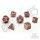Crit Stones Romance Rune Metal RPG Dice Set