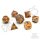 Crit Stones Shattered Sigils Metal RPG Dice Set