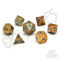 Crit Stones Sundered Spells Metal RPG Dice Set