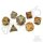 Crit Stones Sundered Spells Metal RPG Dice Set