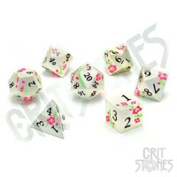 Crit Stones Lotus Blossom Metal RPG Dice Set