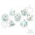Crit Stones Iris Blossom Metal RPG Dice Set