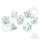Crit Stones Iris Blossom Metal RPG Dice Set