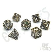 Crit Stones Drudaxizius Metal RPG Dice Set