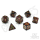 Crit Stones Volcanic Valor Metal RPG Dice Set