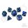 Crit Stones Crazed Enigma Metal RPG Dice Set