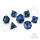 Crit Stones Crazed Enigma Metal RPG Dice Set