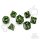 Crit Stones Raving Poison Metal RPG Dice Set
