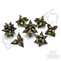 Crit Stones Royal Bane Metal RPG Dice Set