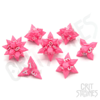 Crit Stones Blossom Bane Metal RPG Dice Set
