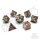 Crit Stones Pyroclasmic Metal RPG Dice Set