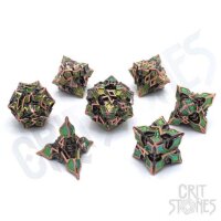 Crit Stones Elfan Woods Metal RPG Dice Set