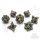 Crit Stones Elfan Woods Metal RPG Dice Set